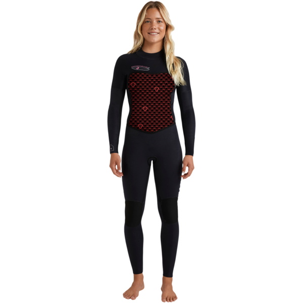 2026 Roxy Womens Swell Natural 4/3mm Back Zip Wetsuit 26BW213512 - Animal Print